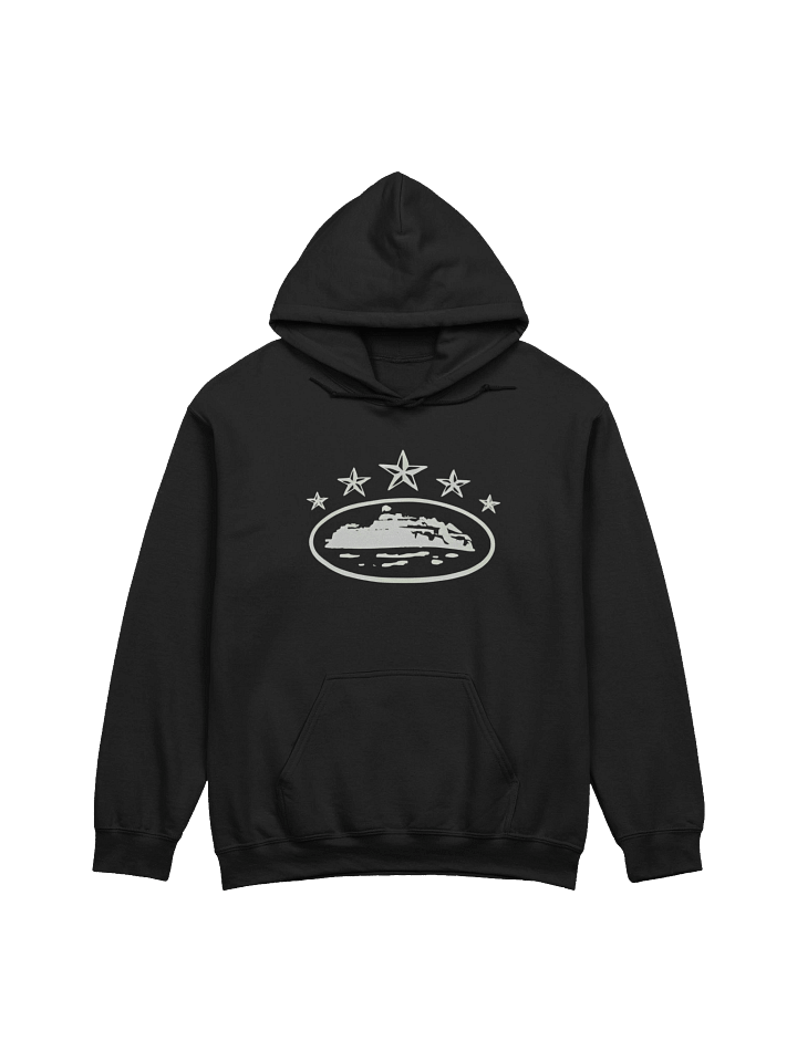 Corteiz 5 Starz Alcatraz Hoodie Black product image (1)