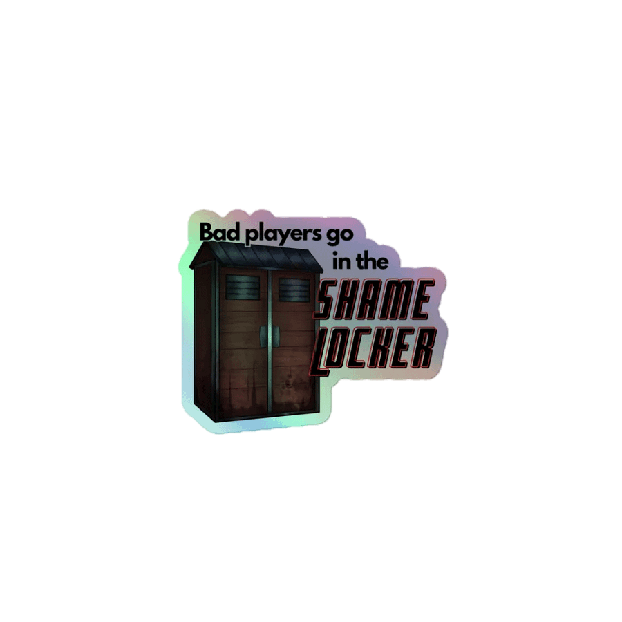 Shame Locker Holographic Sticker Sheet product image (1)