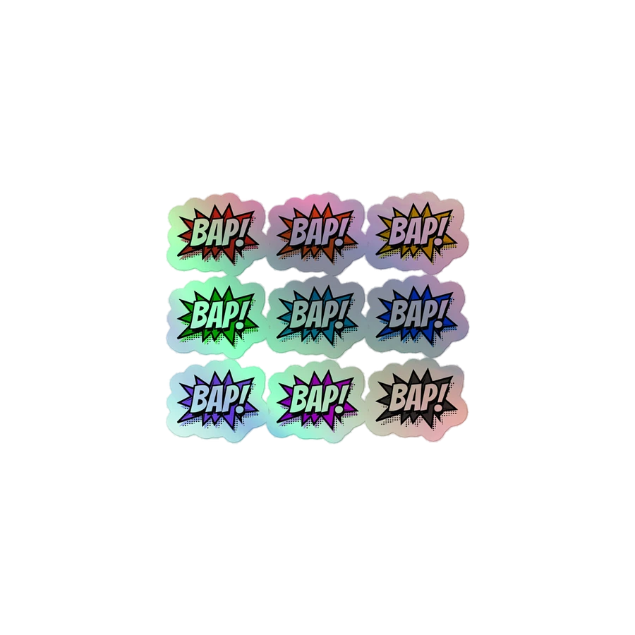 Holographic Rainbow Bap Stickers product image (1)