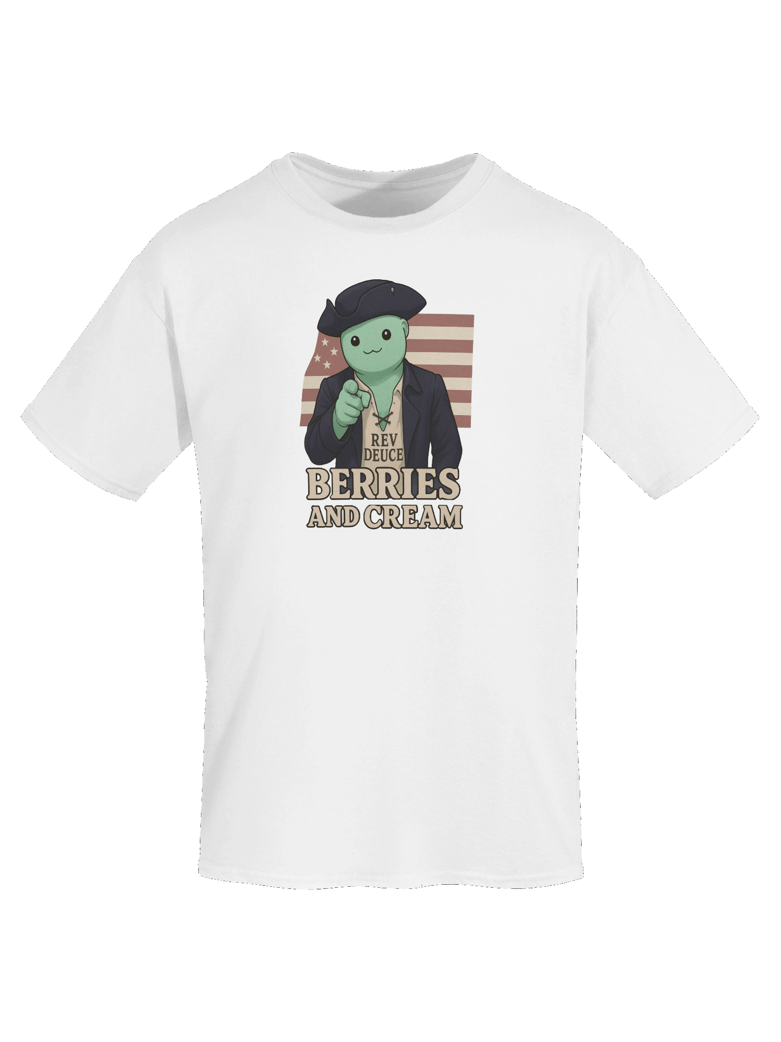 Berries & Cream Summer White Tee! product image (7)