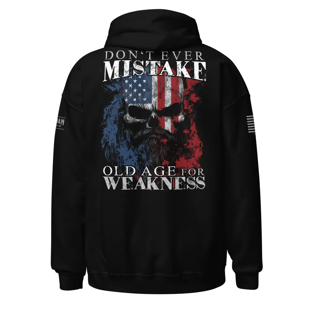 Don't Mistake Old Age for Weakness Hoodie product image (1)