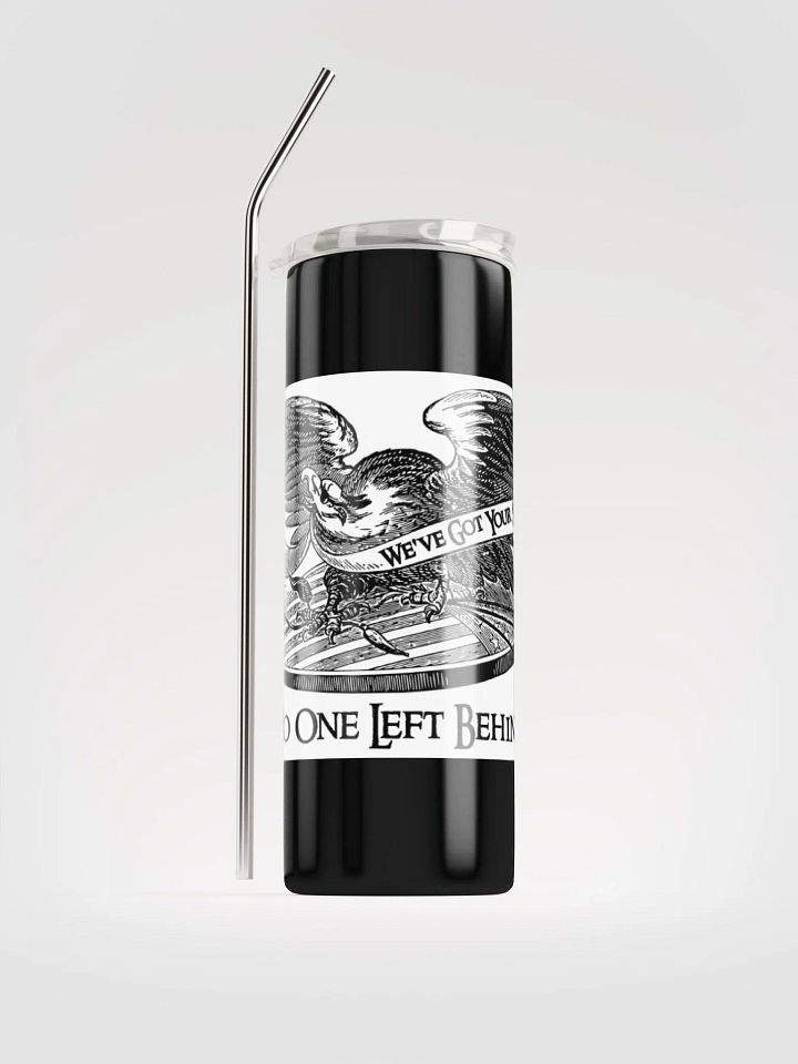 Alvarez House Stainless Steel Tumbler with Metal Straw product image (1)