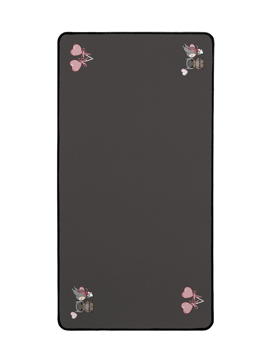 Nala Kissing Kay and Lollipop Heart-bow | 31.5 x 15.5 in Mousepad product image (2)