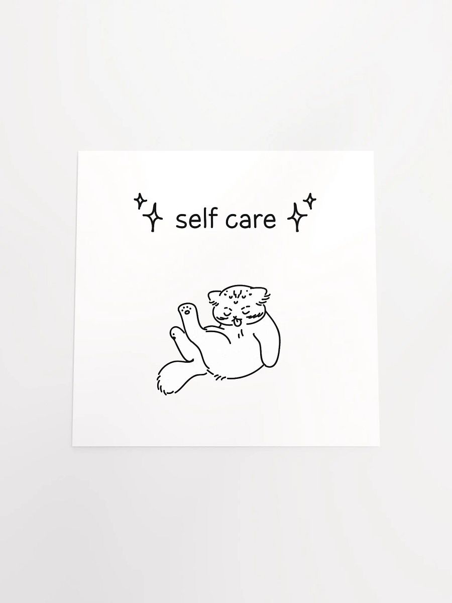 Self Care Manul - Matte Poster product image (4)