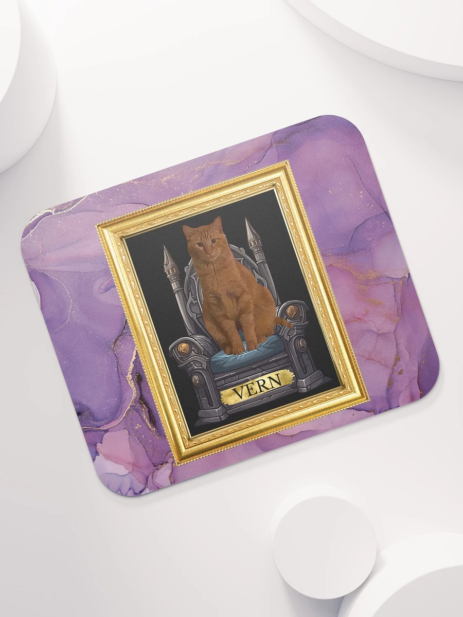 Pink Marble Vern Mousepad product image (2)
