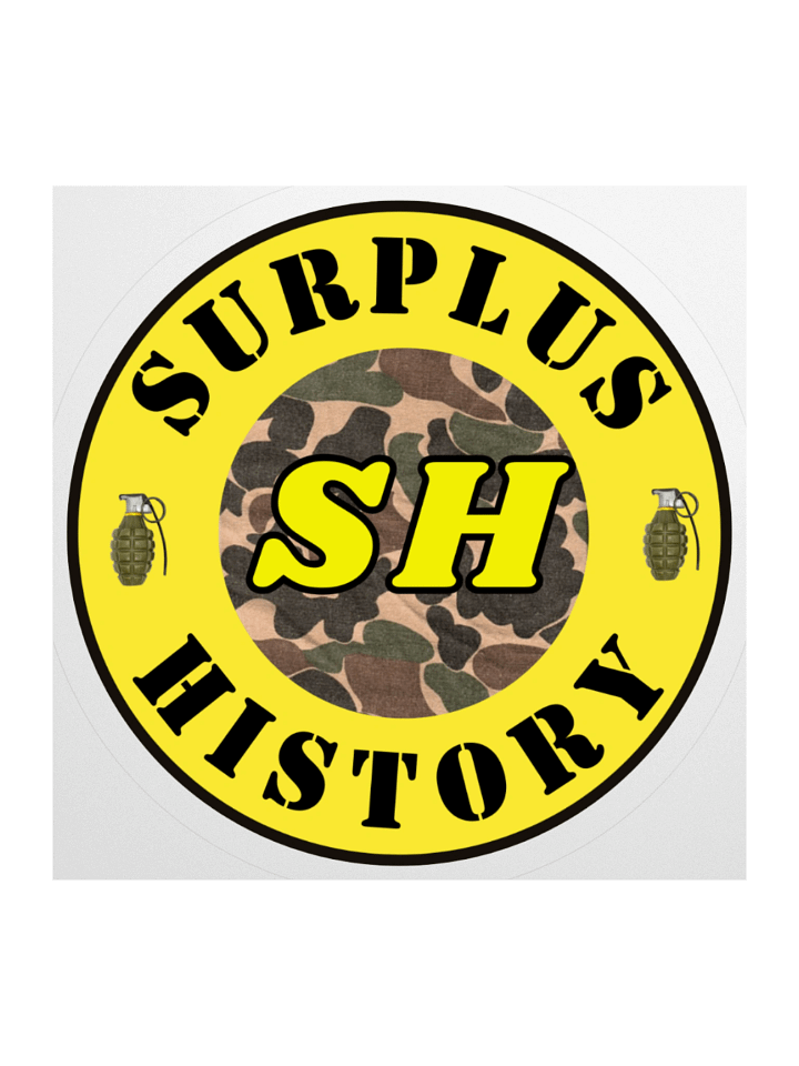 SH Camo Round Sticker product image (2)