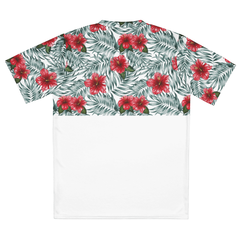 Hibiscus Leaf Design | Recycled Unisex Sports Jersey product image (7)