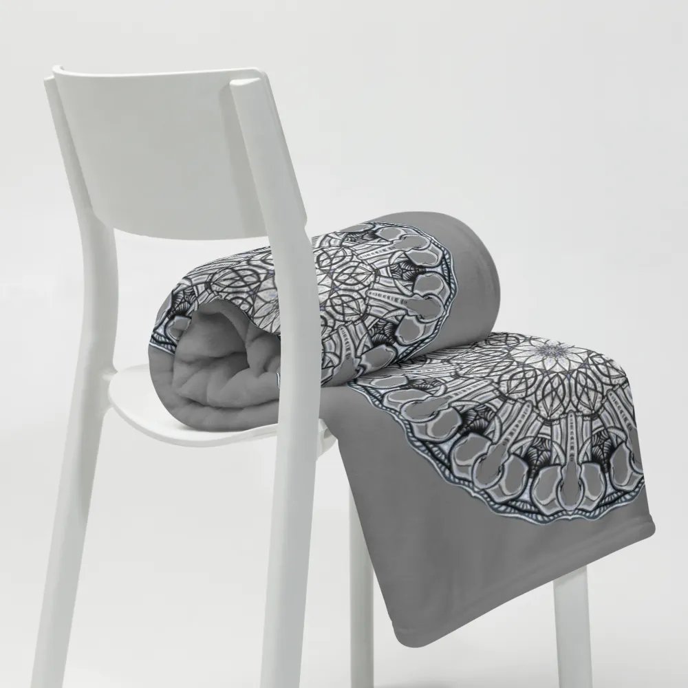 Ornate Floral Delight Throw Blanket product image (9)