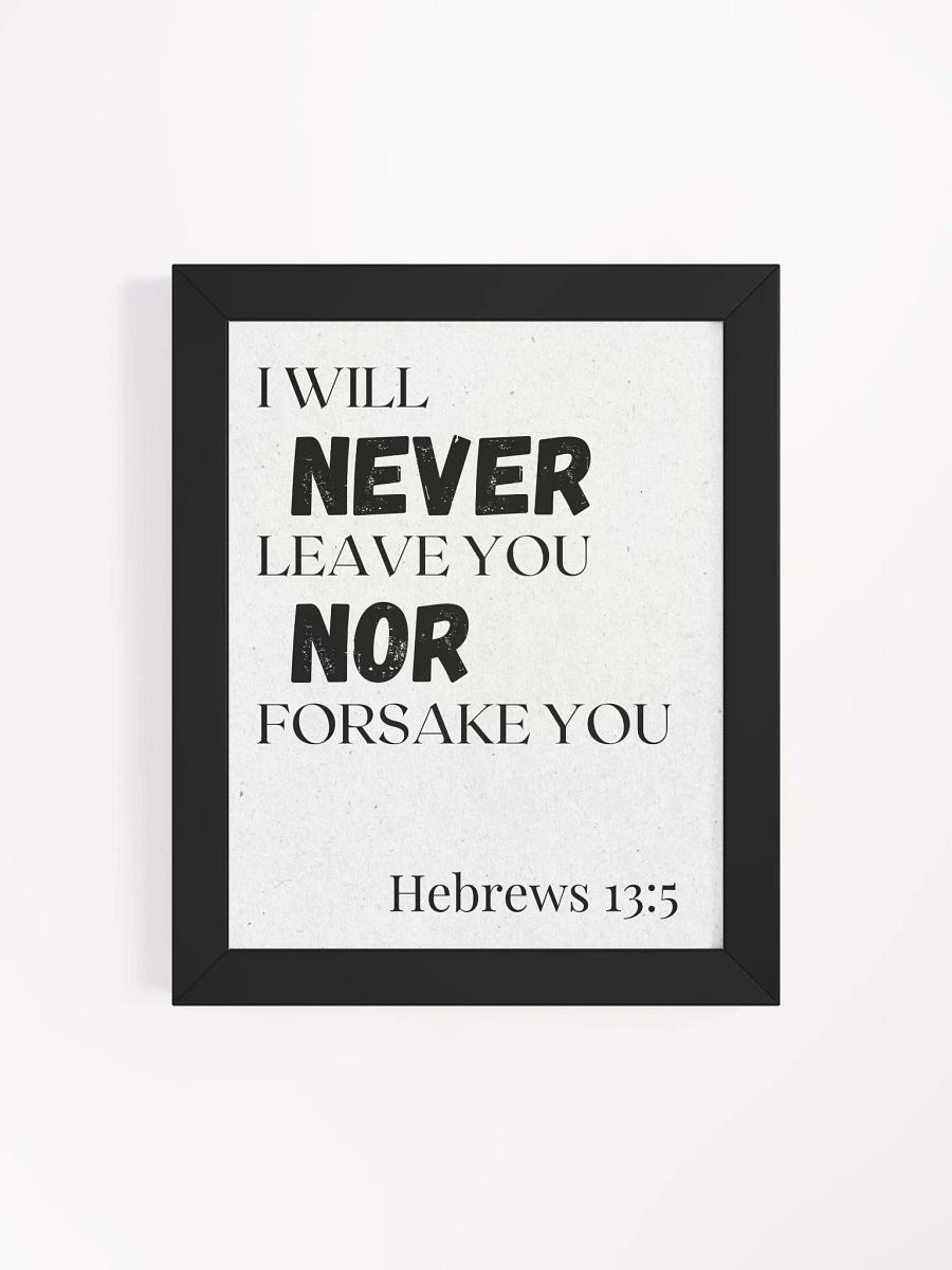 Never Forsake Me Matte Poster product image (4)