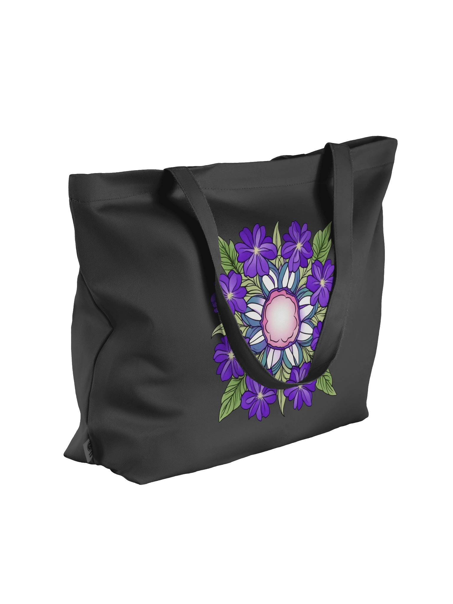 Celestial Petalwheel Mandala - Eco-conscious Organic Cotton Totes product image (5)