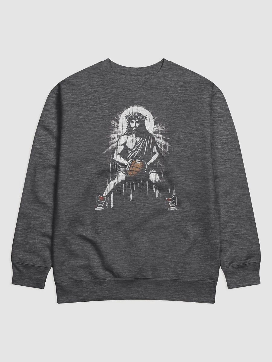 Jesus plays basketball Sweatshirt product image (4)