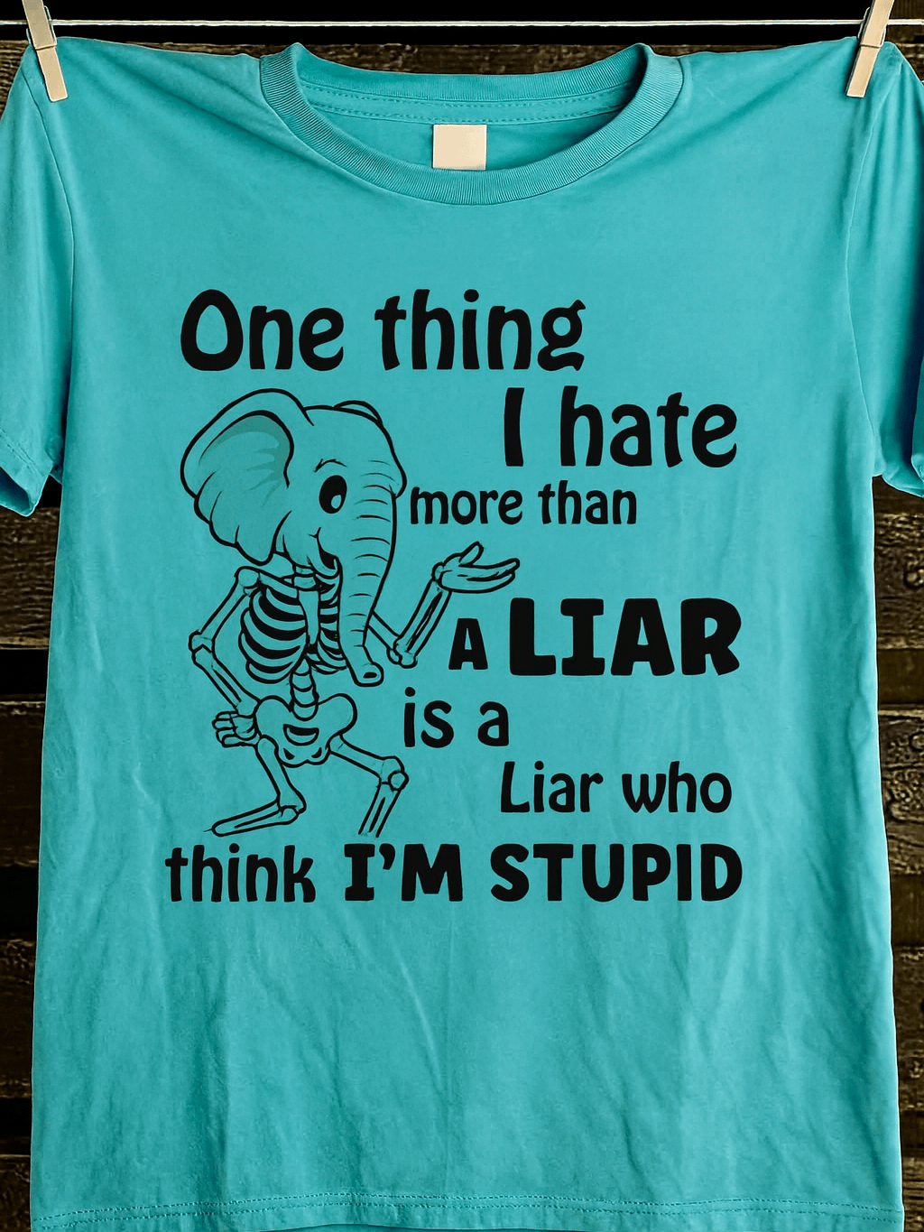 Sassy Skeleton Pointing T-Shirt product image (1)