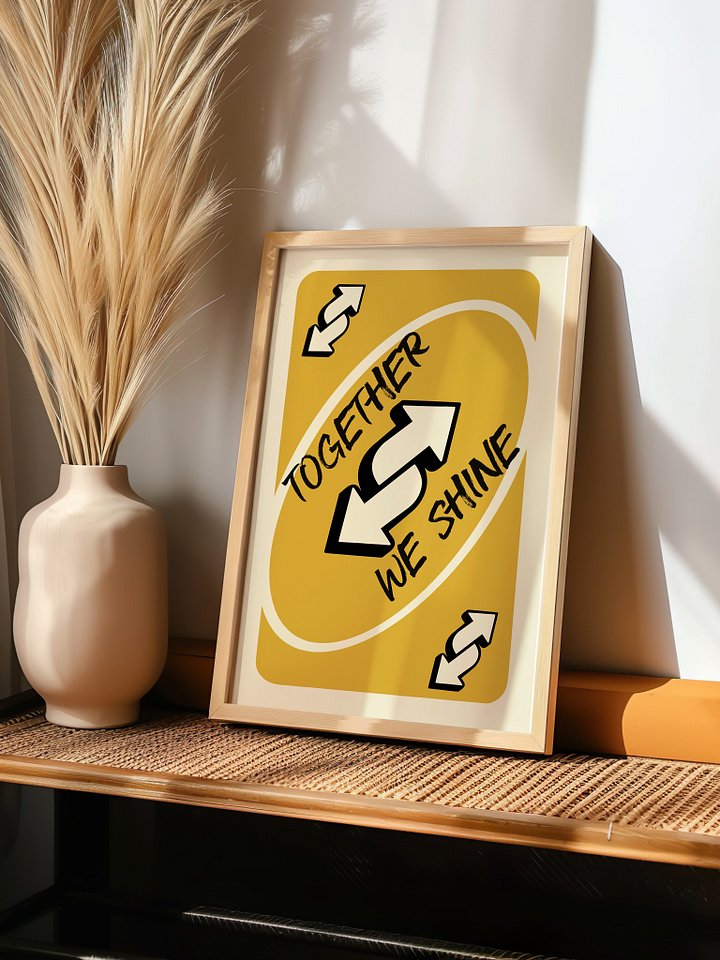 Together We Shine Wall Art Yellow product image (1)