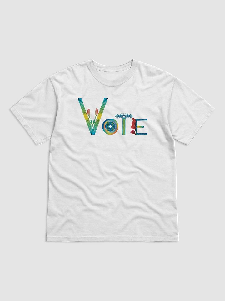 Vote T-shirt - Style #8-30-24A Floral product image (1)