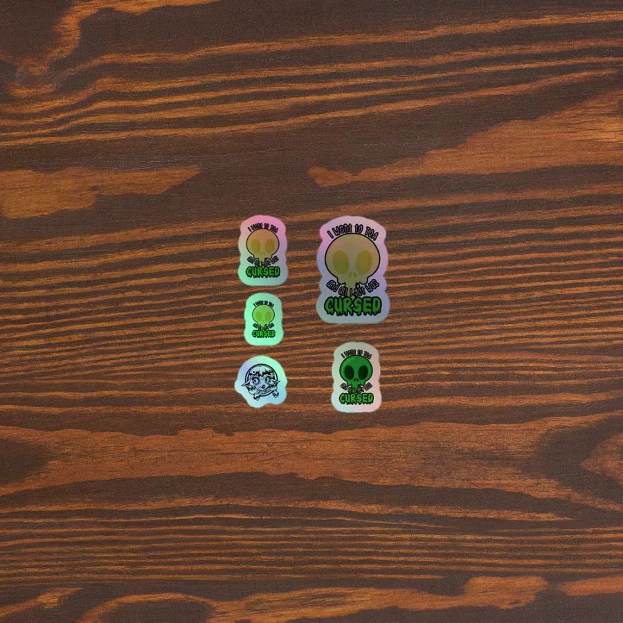 All I Got Was Cursed - Rogue - Holo Sticker Sheet product image (3)