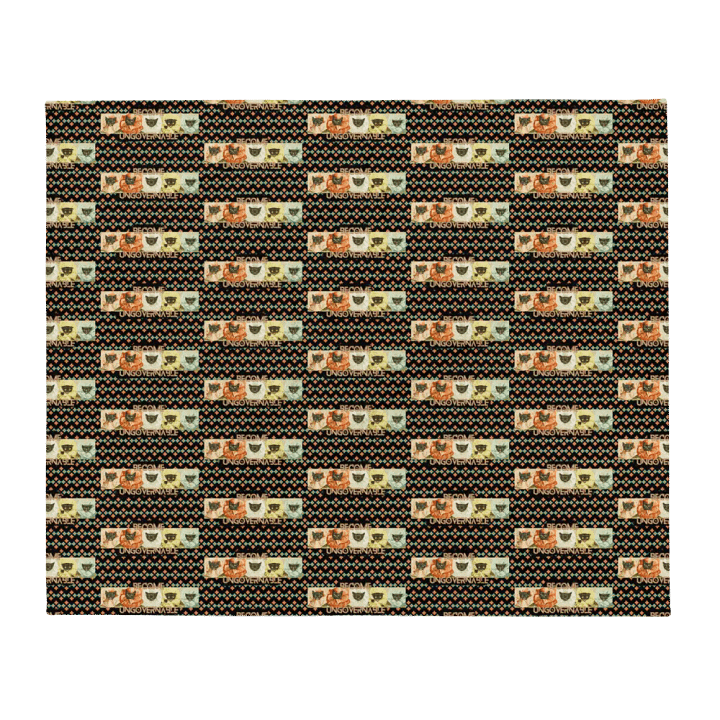 KC, Become Ungovernable (cats), Patterned Blanket product image (2)