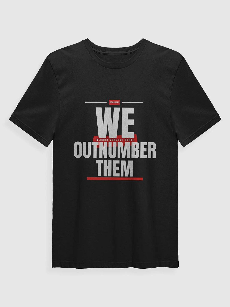 NeuroDivergent Rebel - We Outnumber Them Super Soft Shirt product image (1)