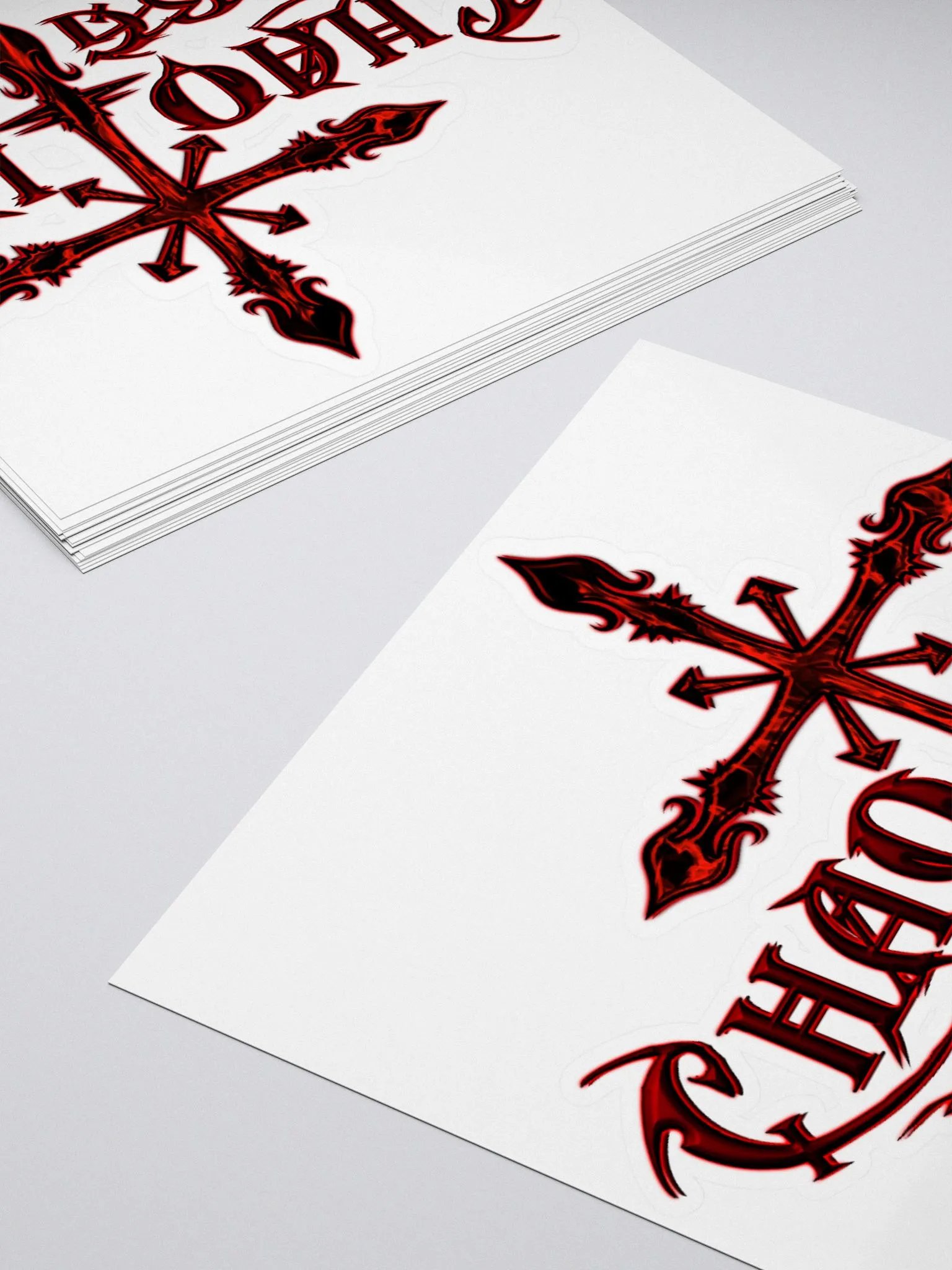 Gothic Chaos Cross Chaotic NRG Stickers product image (4)
