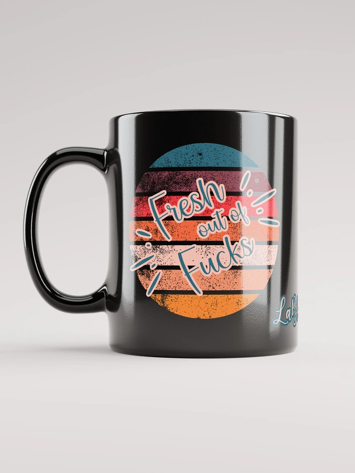 Dahlia FoF mug, Black (alt design) product image (1)