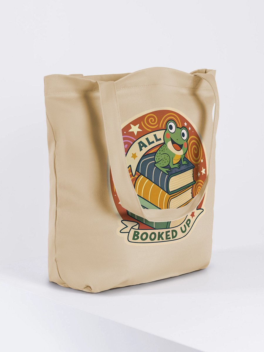 All Booked Up Frog Tote Bag product image (4)