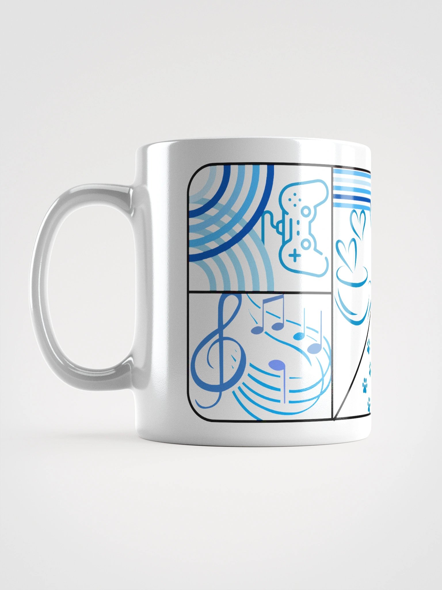 Frenchkittie Blue Abstract Mug product image (6)