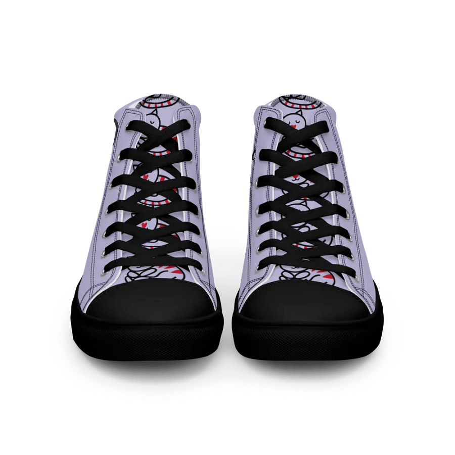 Cheerful Cat Girl High Top Canvas Shoes product image (3)