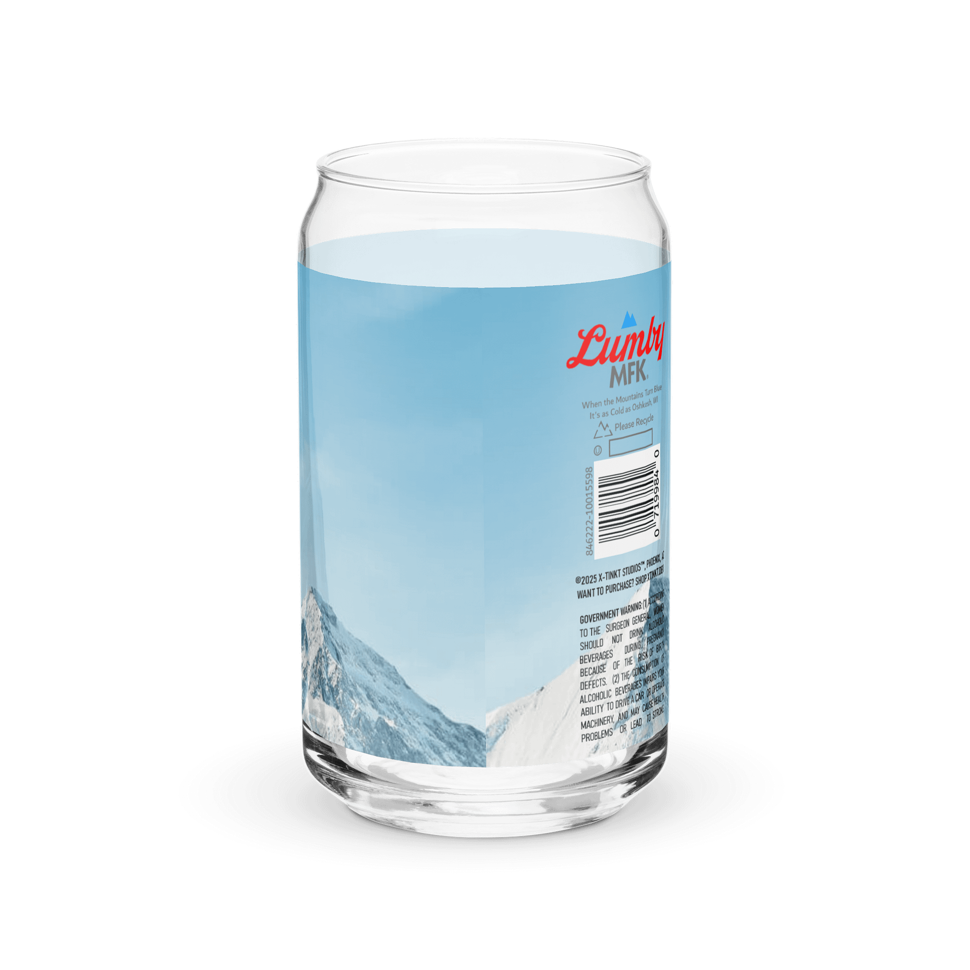 MADE FROM KINGS - LUMBY COORS LIGHT CAN-SHAPED GLASS CUP product image (6)