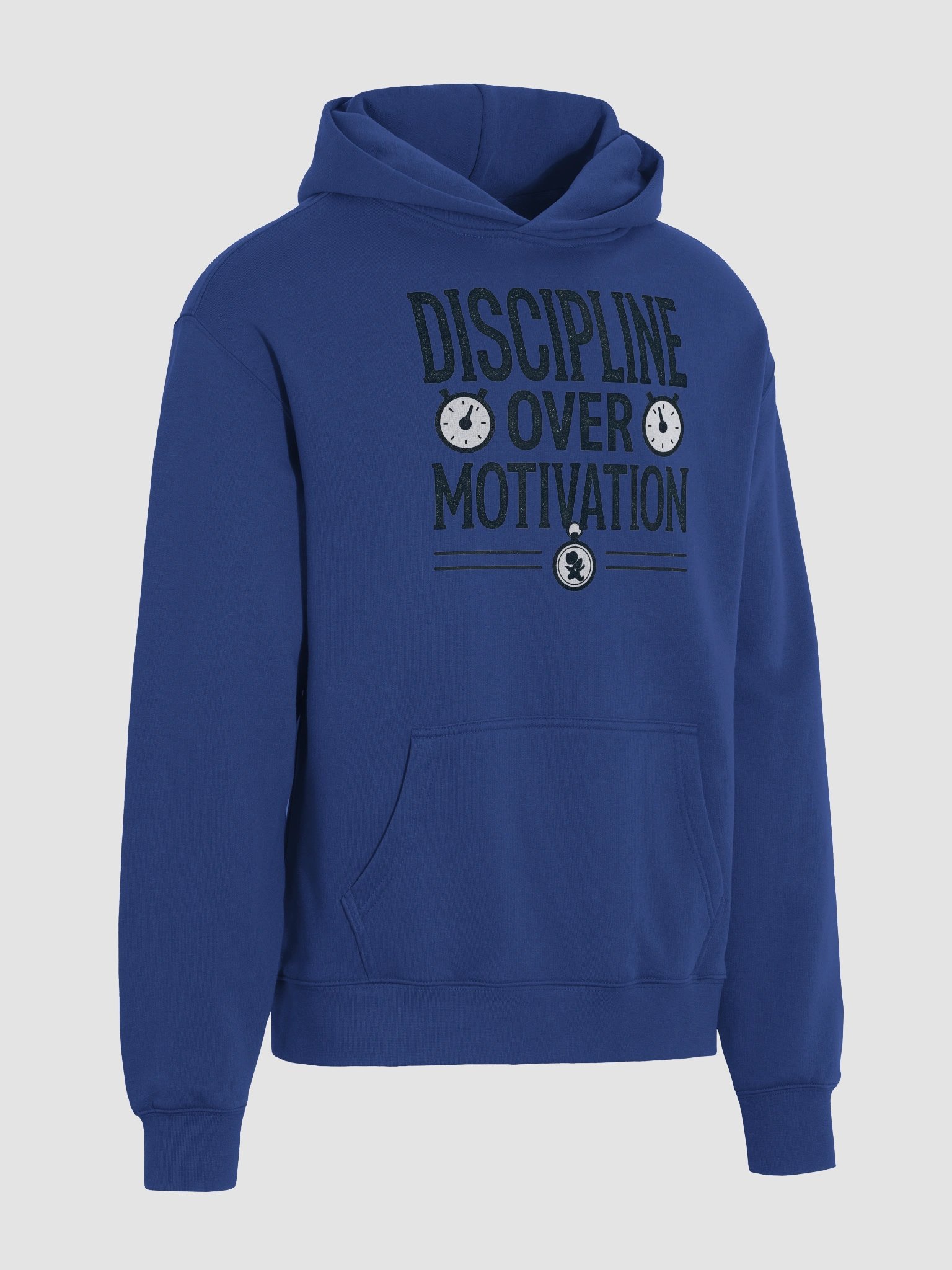 Discipline Over Motivation : Stoic Mindset Gym Workout Hoodie. product image (8)