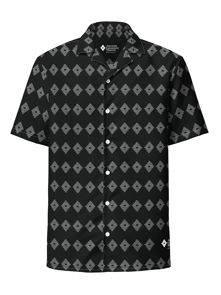Anacostia Community Museum Button-Up Shirt (Black/Gray) product image (1)