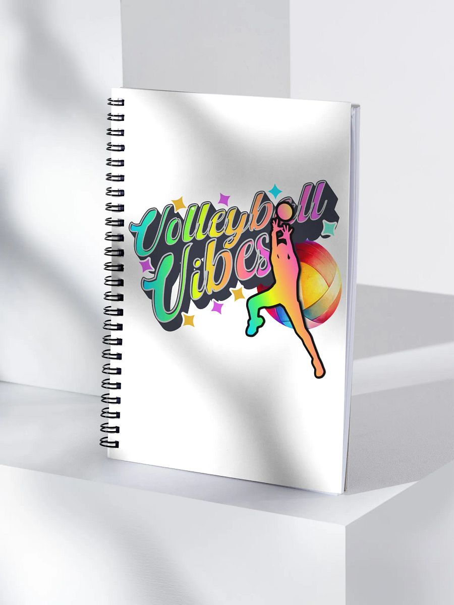 Volleyball Vibes Male Vibrant Notebook product image (3)