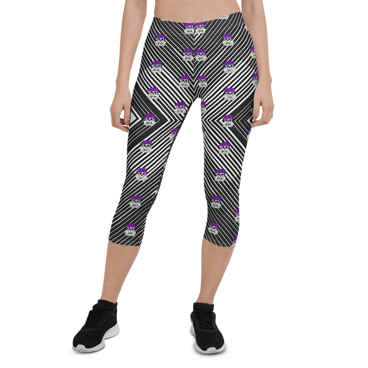 Enigma Nation All-Over Print Capri Leggings product image (1)