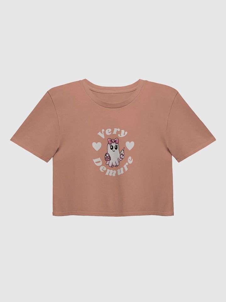 Very Demure Cute Ghost Design Crop Top product image (1)