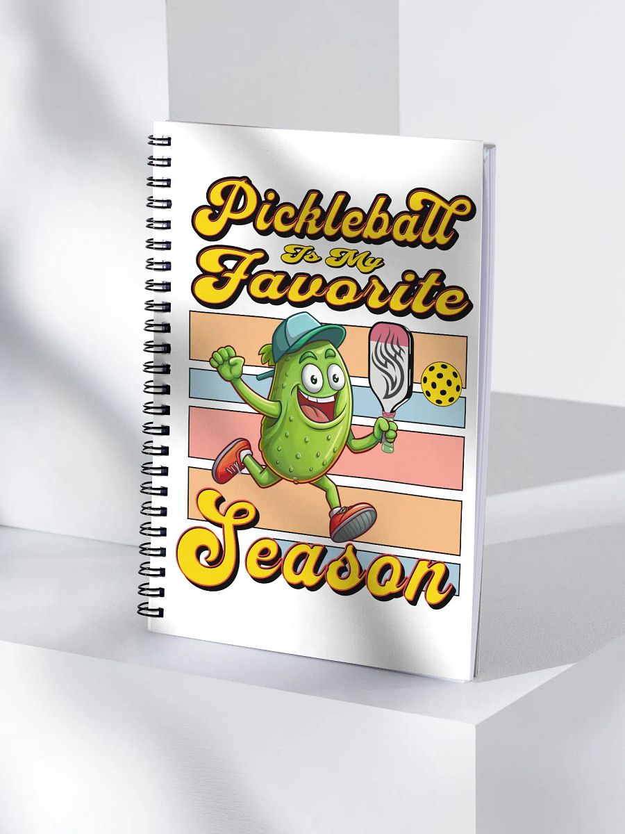 Pickleball Is My Favorite Season Spiral Notebook product image (3)