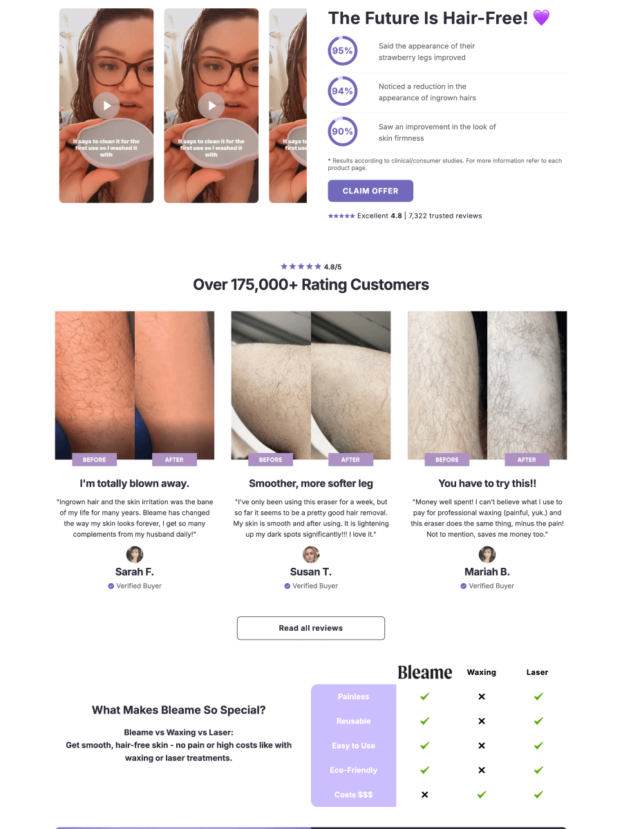 Bleame - PageFly Template (Home page + Product page) product image (6)