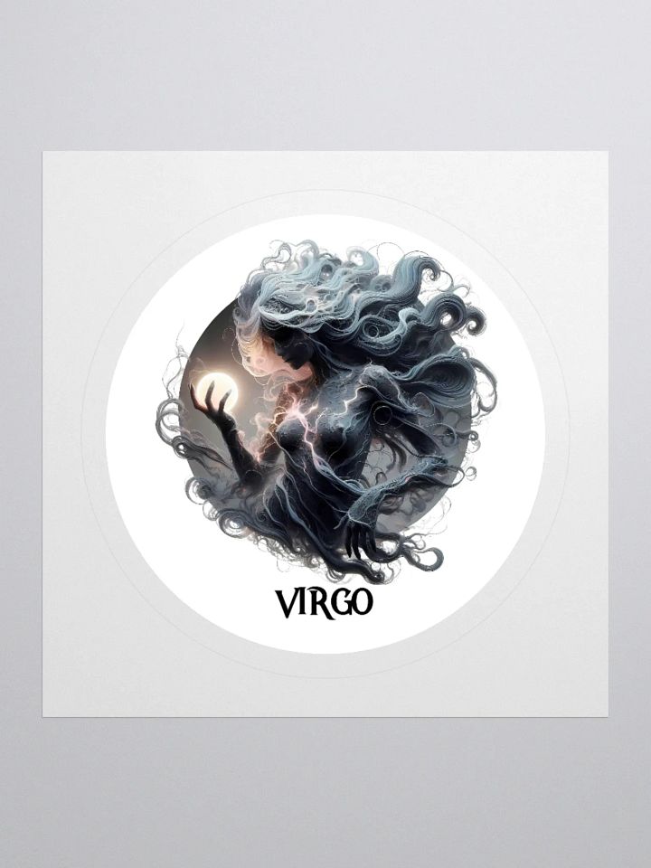 Mythical Virgo Zodiac Round Sticker product image (1)