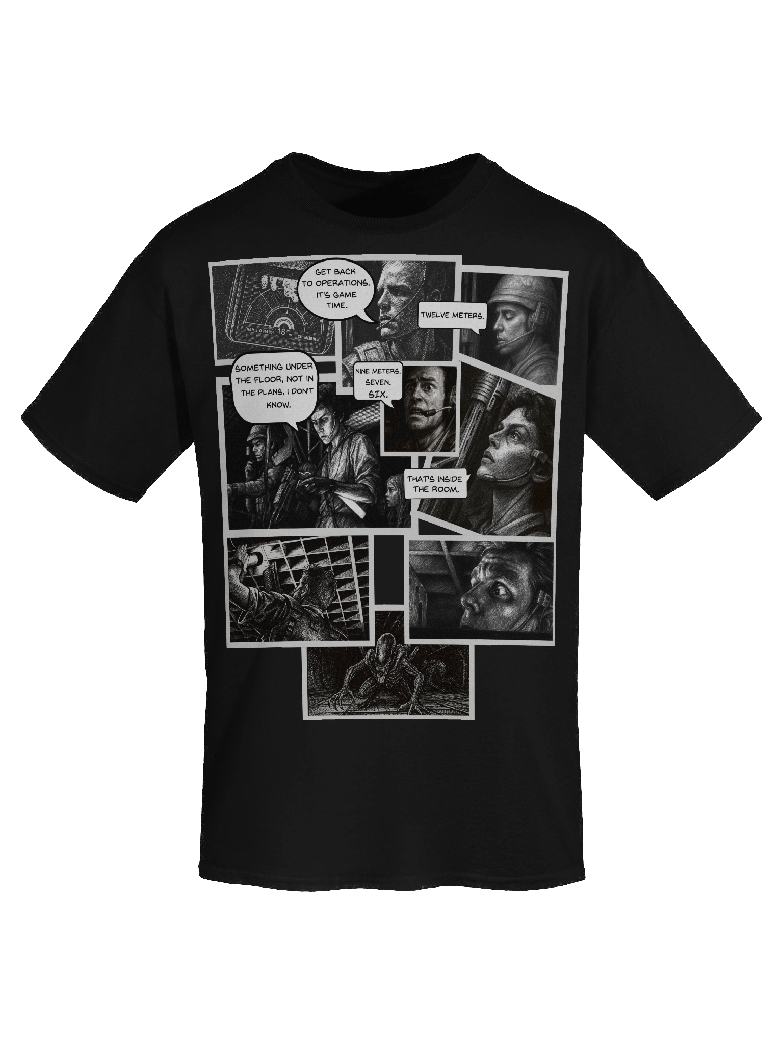 Aliens inspired Inside The Room Scene Tee product image (77)