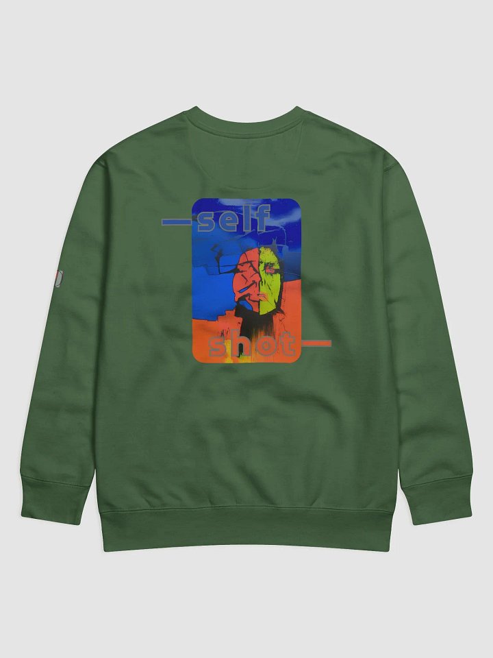 Self-Shot in Blue and Orange - Premium Sweatshirt 🐢❤️✨ Special Edition No. 3 product image (2)