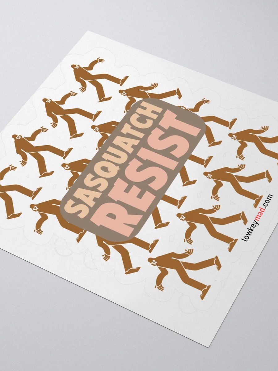 Sasquatch March to Resist Sticker product image (5)