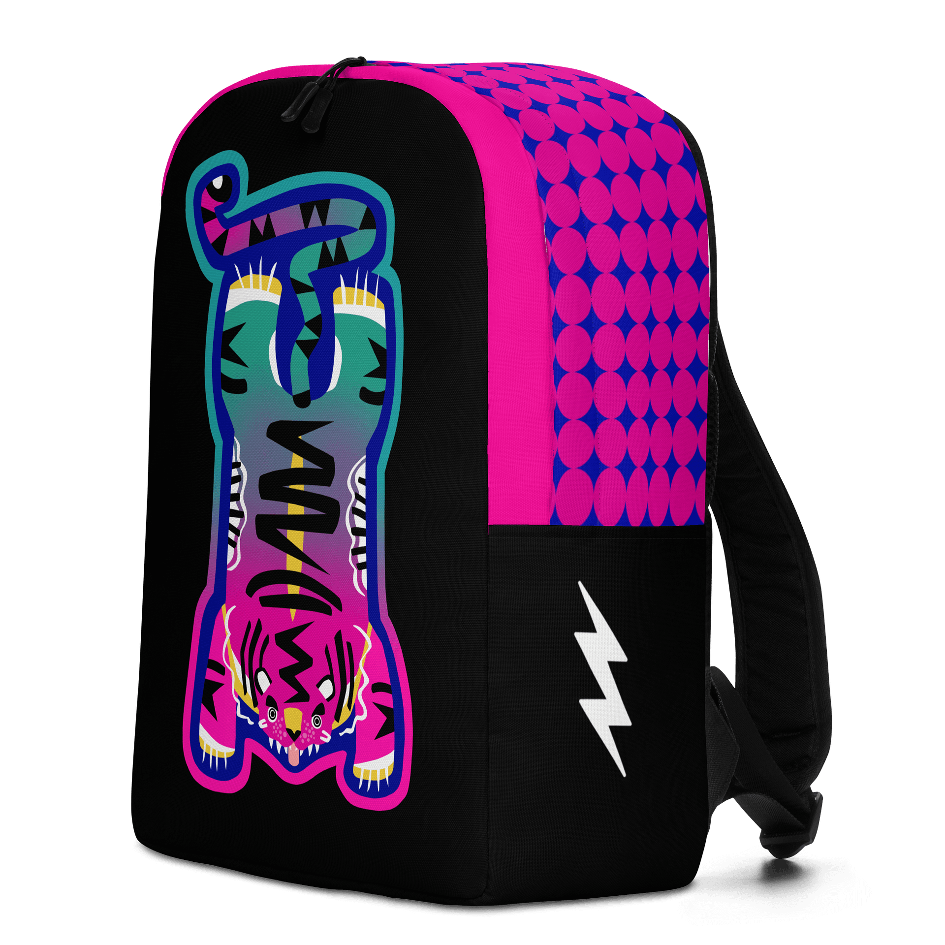 Pink and Black Tiger Backpack - Electric Tiger Club product image (3)
