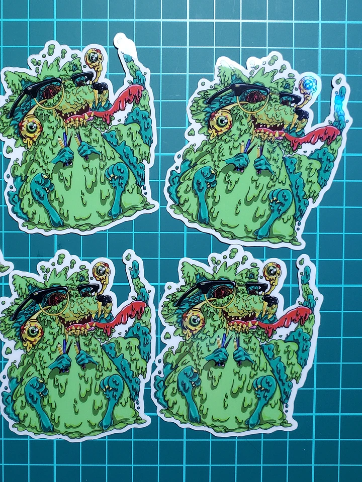 Boogerboi- Glow in the Dark Exclusive Vinyl Sticker product image (2)