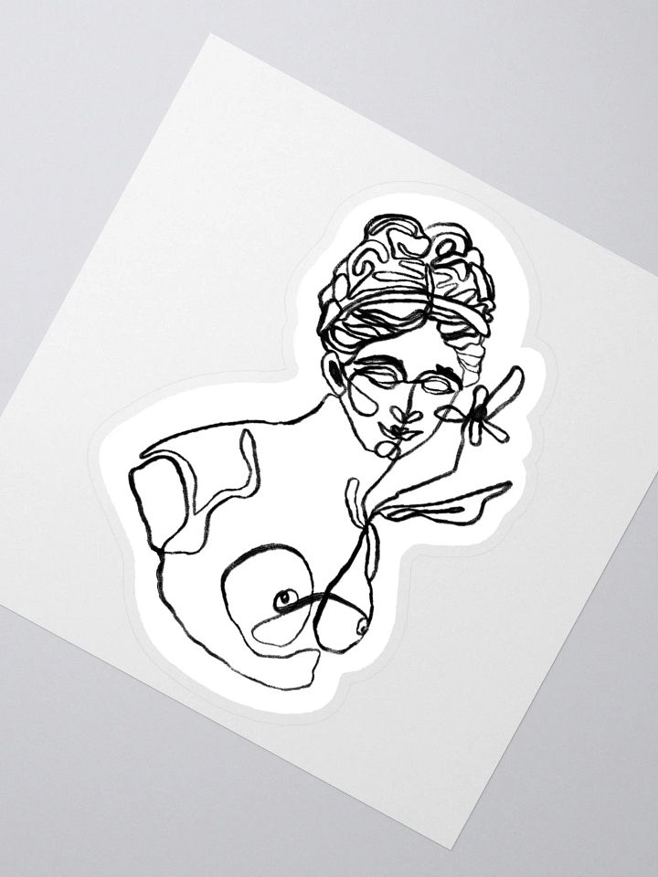 Aphrodite Line Art Sticker product image (2)