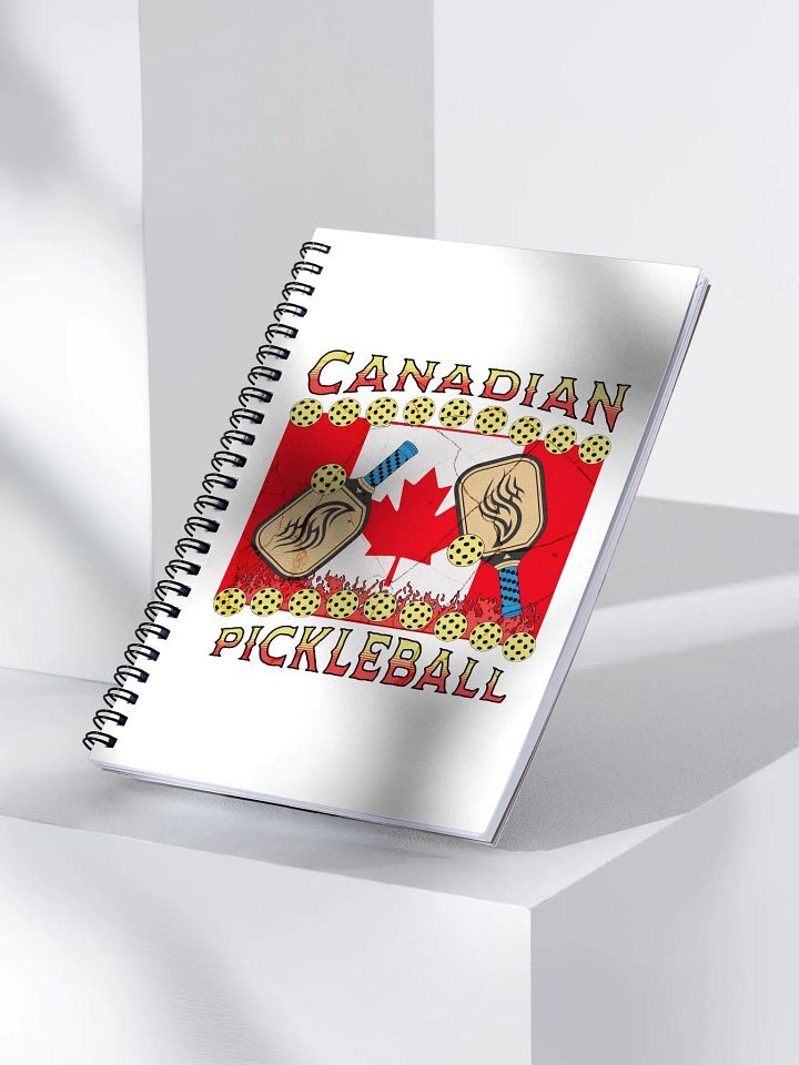 Canadian Flag Pickleball Spiral Notebook product image (2)