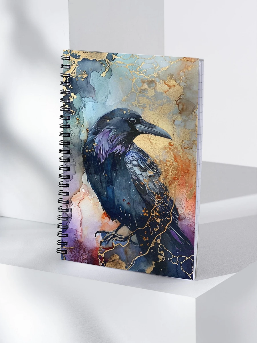 Raven's Elegance Spiral Notebook product image (4)