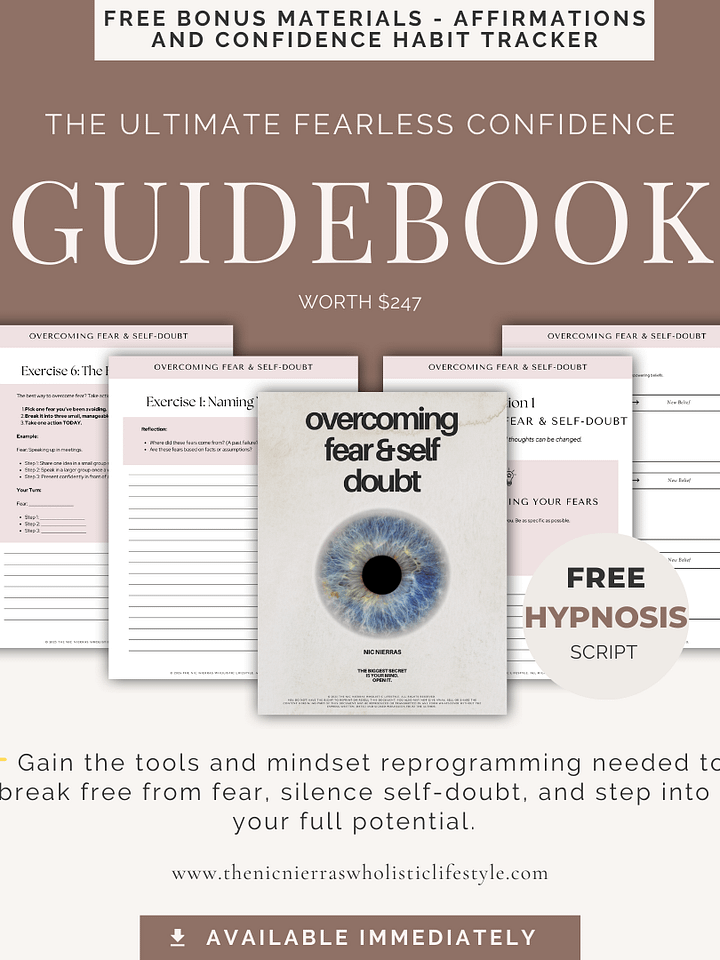 Overcoming fear & self doubt guidebook product image (2)