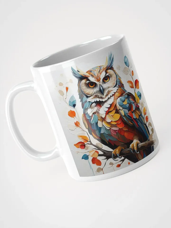 Radiant Feathers Owl Mug product image (2)