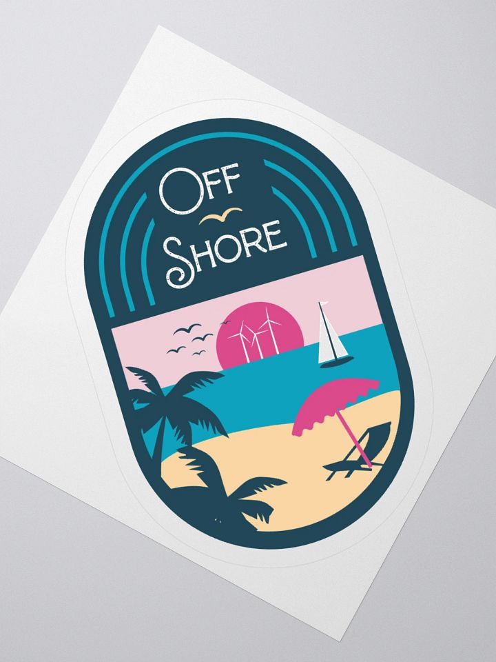 Offshore Vacay Sticker product image (2)