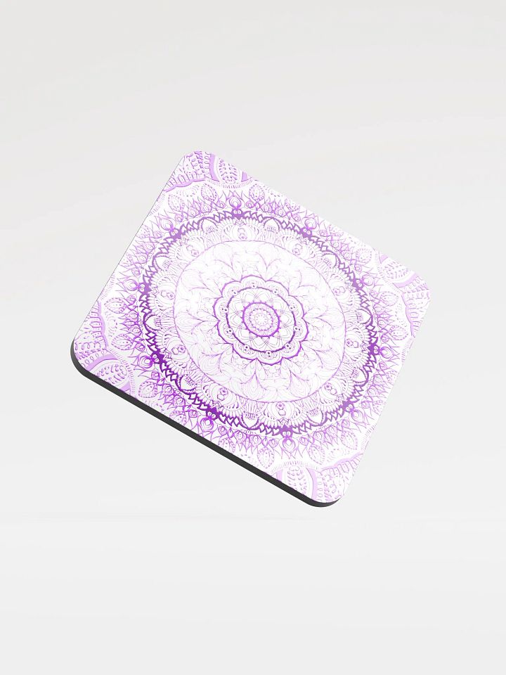 Mystic Mandala Glossed Coaster product image (1)