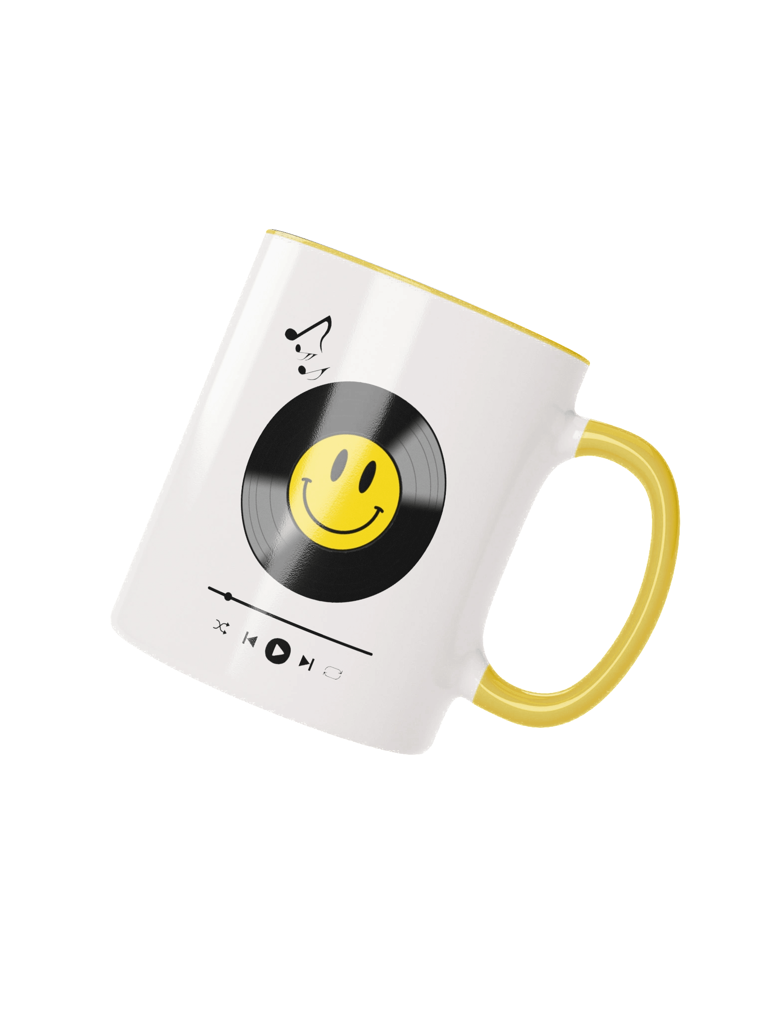 Smiley Face Ceramic Music Mug product image (2)