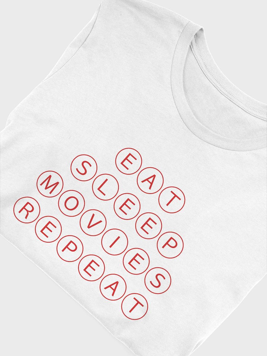 Eat Sleep Movies Repeat - Red Shirt product image (19)