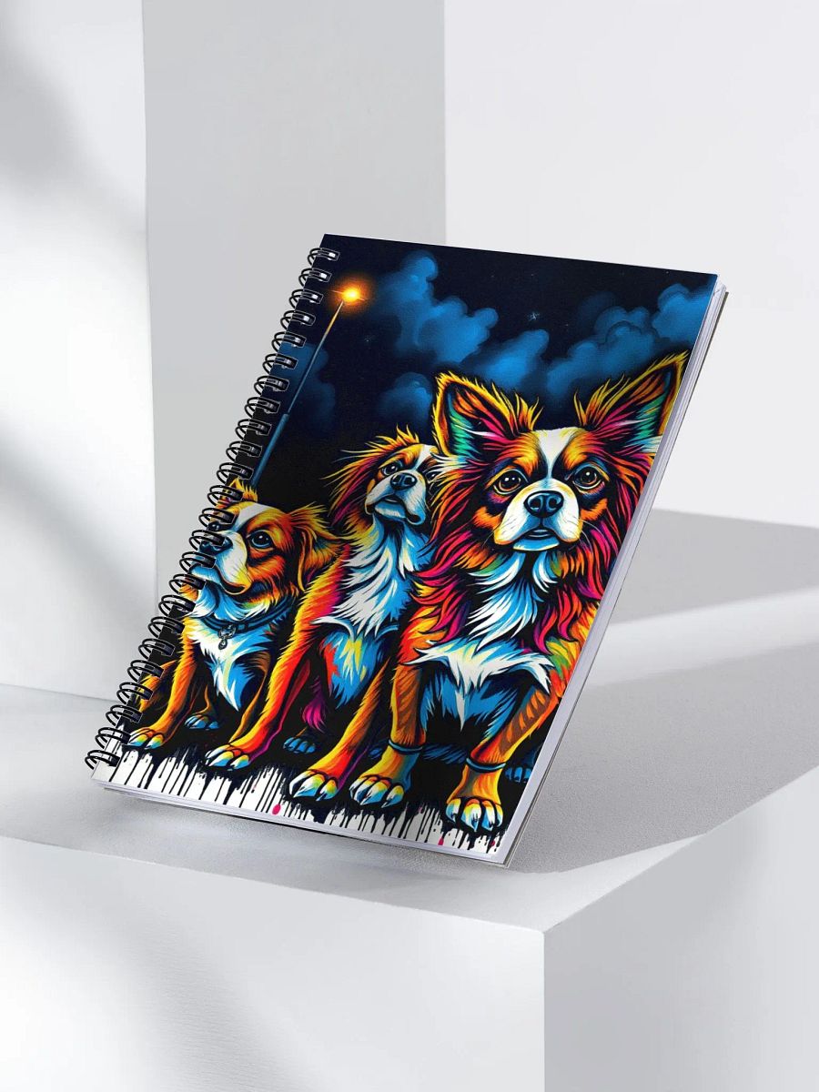 Vibrant Dogs Spiral Notebook product image (3)